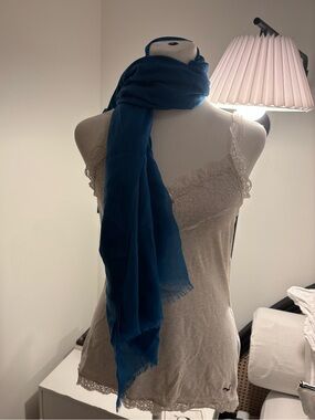 Blue Lightweight Scarf - Women's Accessory